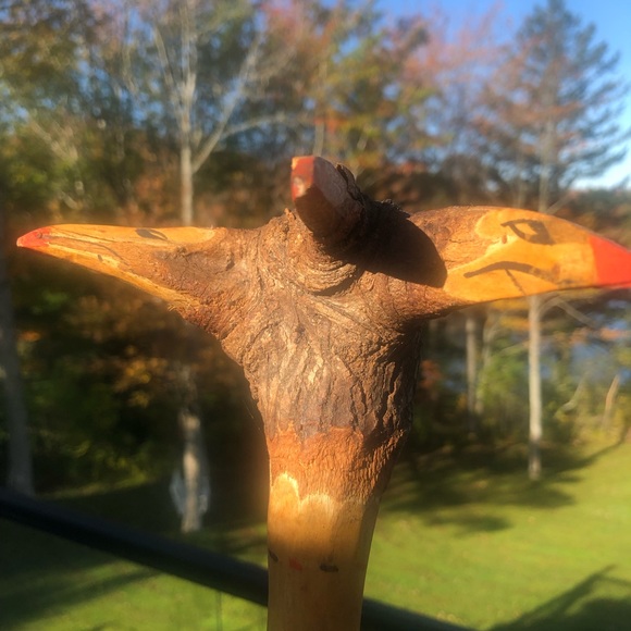 Antique Native American war club - Picture 7 of 9